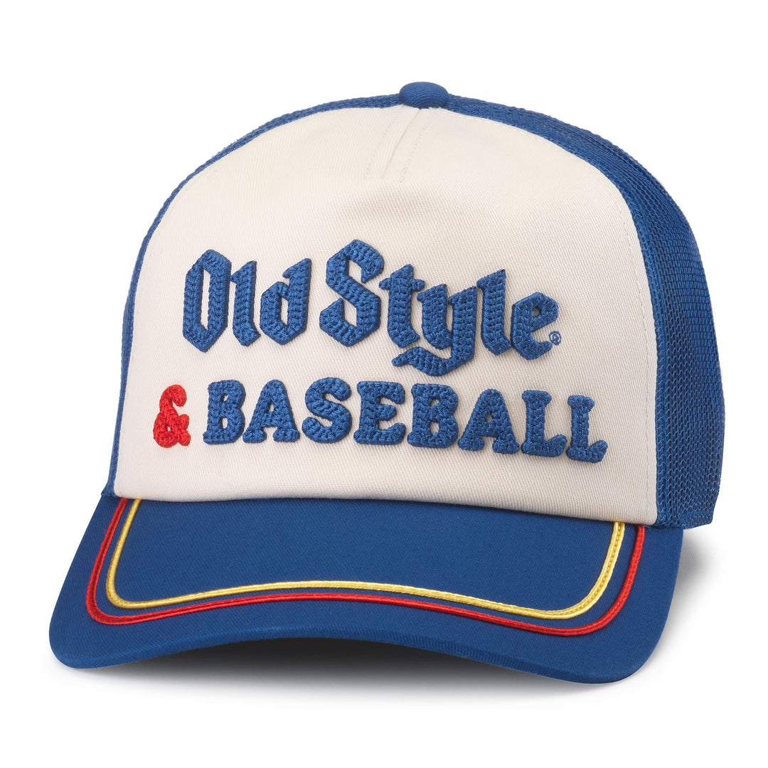 Old Style Trucker Hat Radler - Dark Royal/Ivory