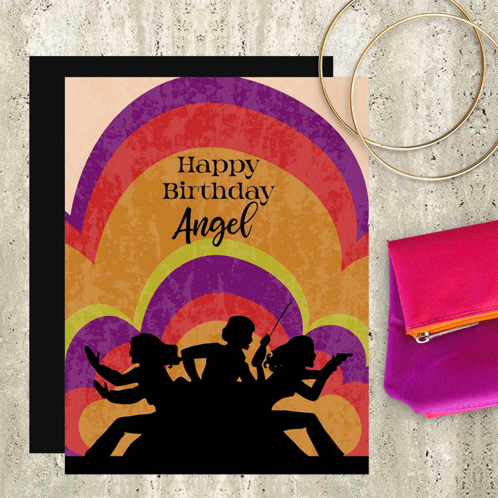 Angels Inspired Pop Icon Happy Birthday Angel Greeting Card