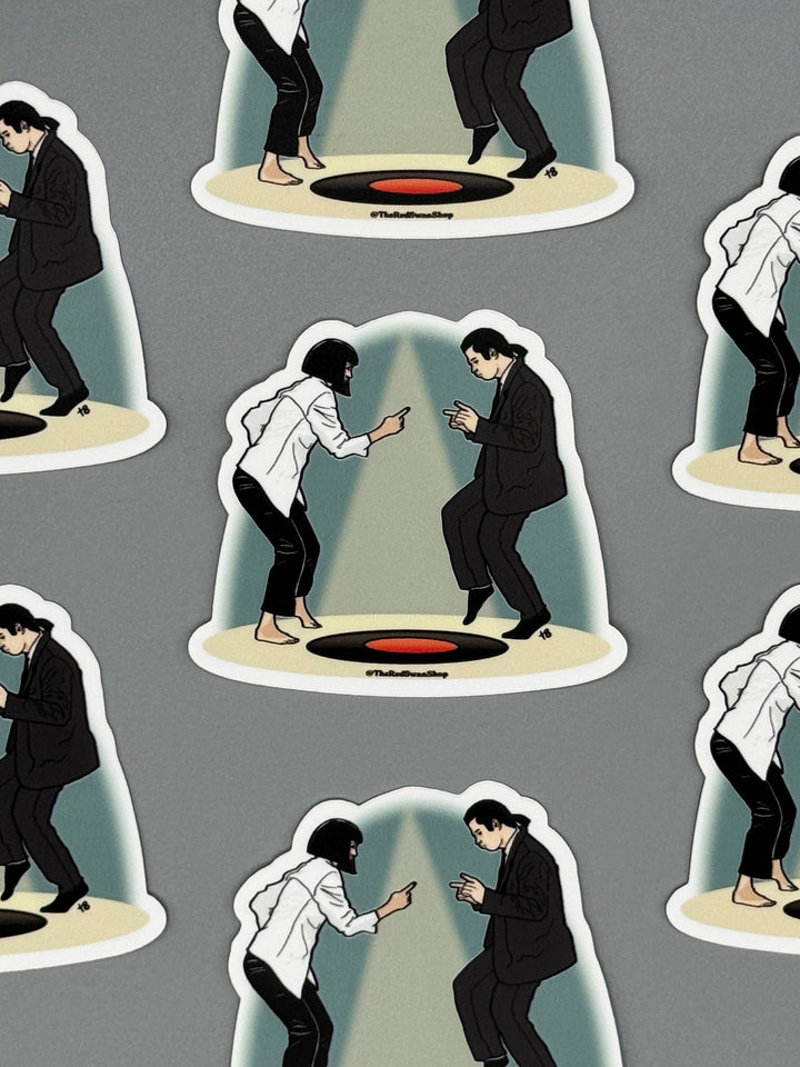 Vinyl Decal - Pulp Fiction - Mia and Vincent Dancing