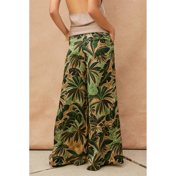 Phangan Island Wide Leg Pull On Pants