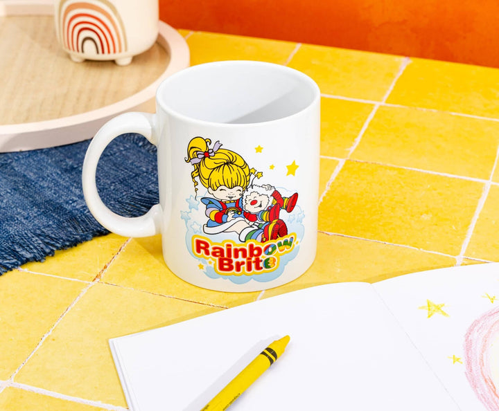 Rainbow Brite and Twink Cloud Logo 20-Ounce Ceramic Mug