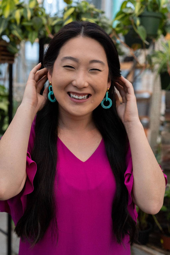 Cora Earrings - Turquoise // Jewelry