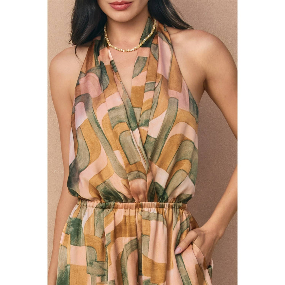 Dune Deco Halter Neck Jumpsuit