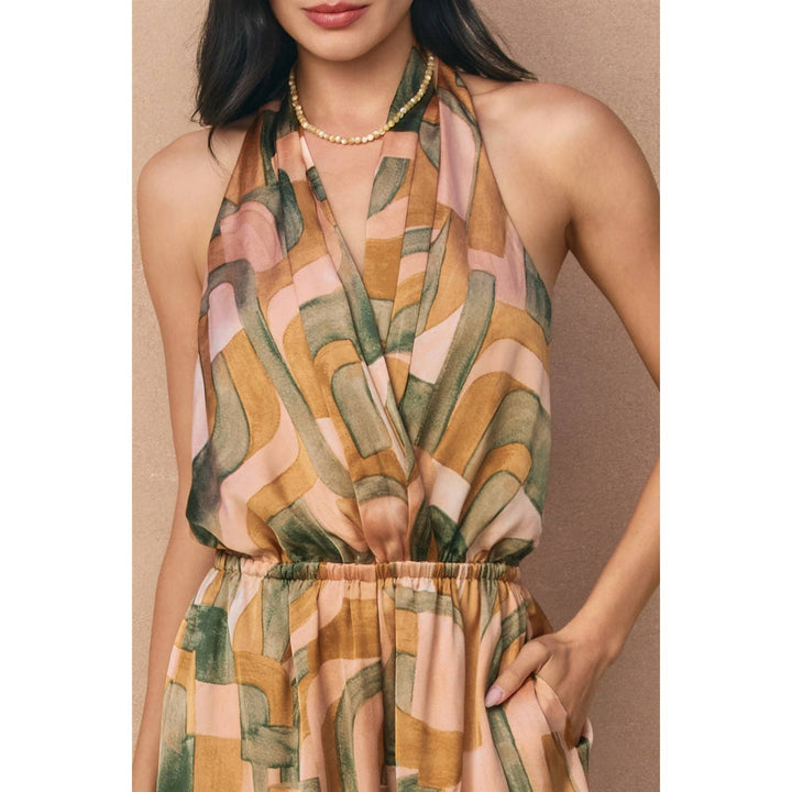 Dune Deco Halter Neck Jumpsuit