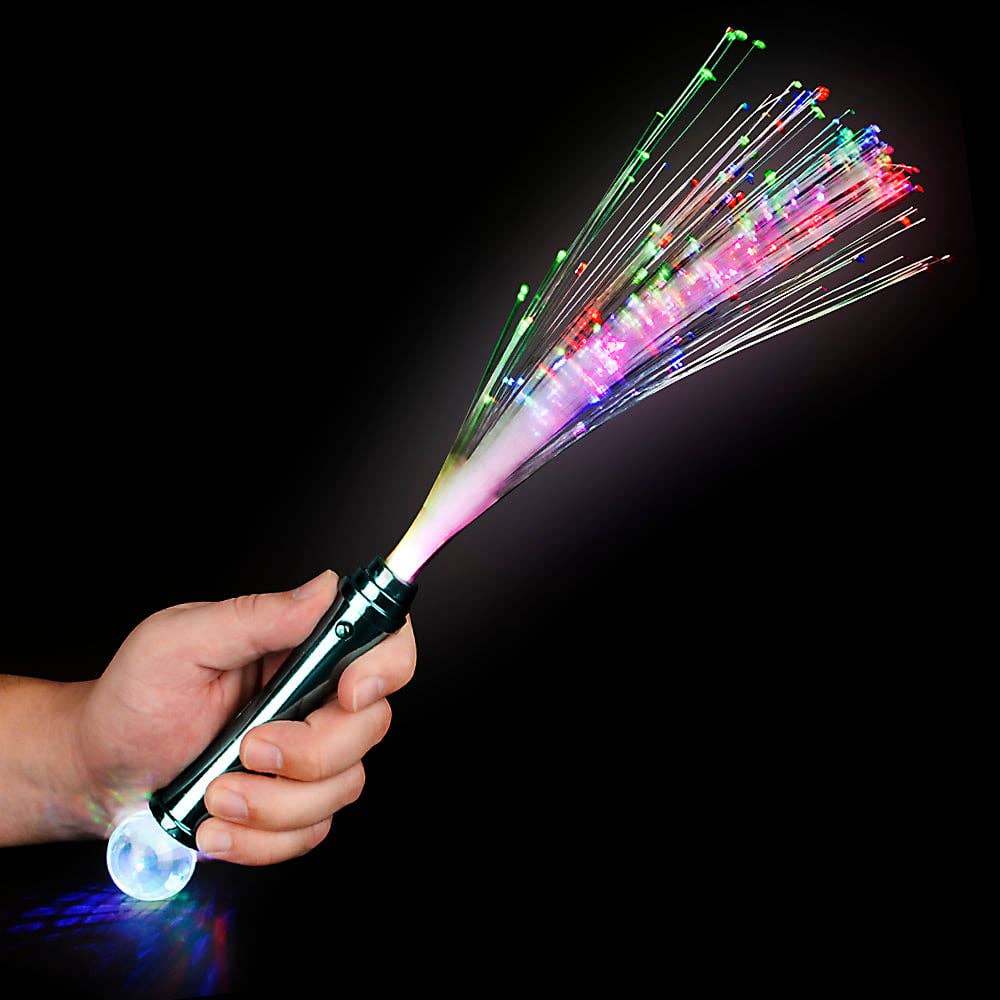 15" MAGIC BALL FIBER OPTIC WAND LLB toy-wand kids