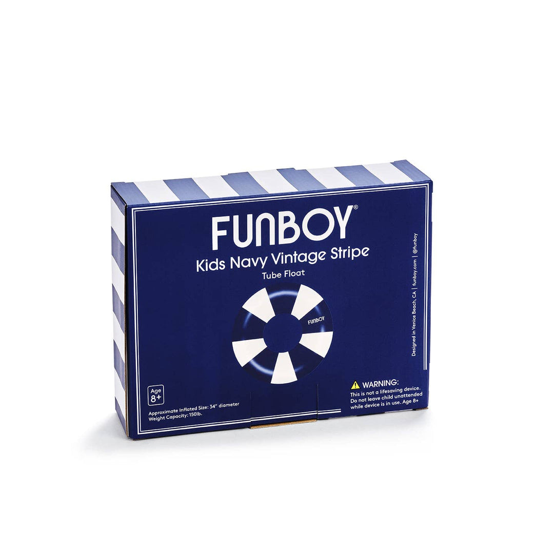 Kids Vintage Tube Float Navy 34in