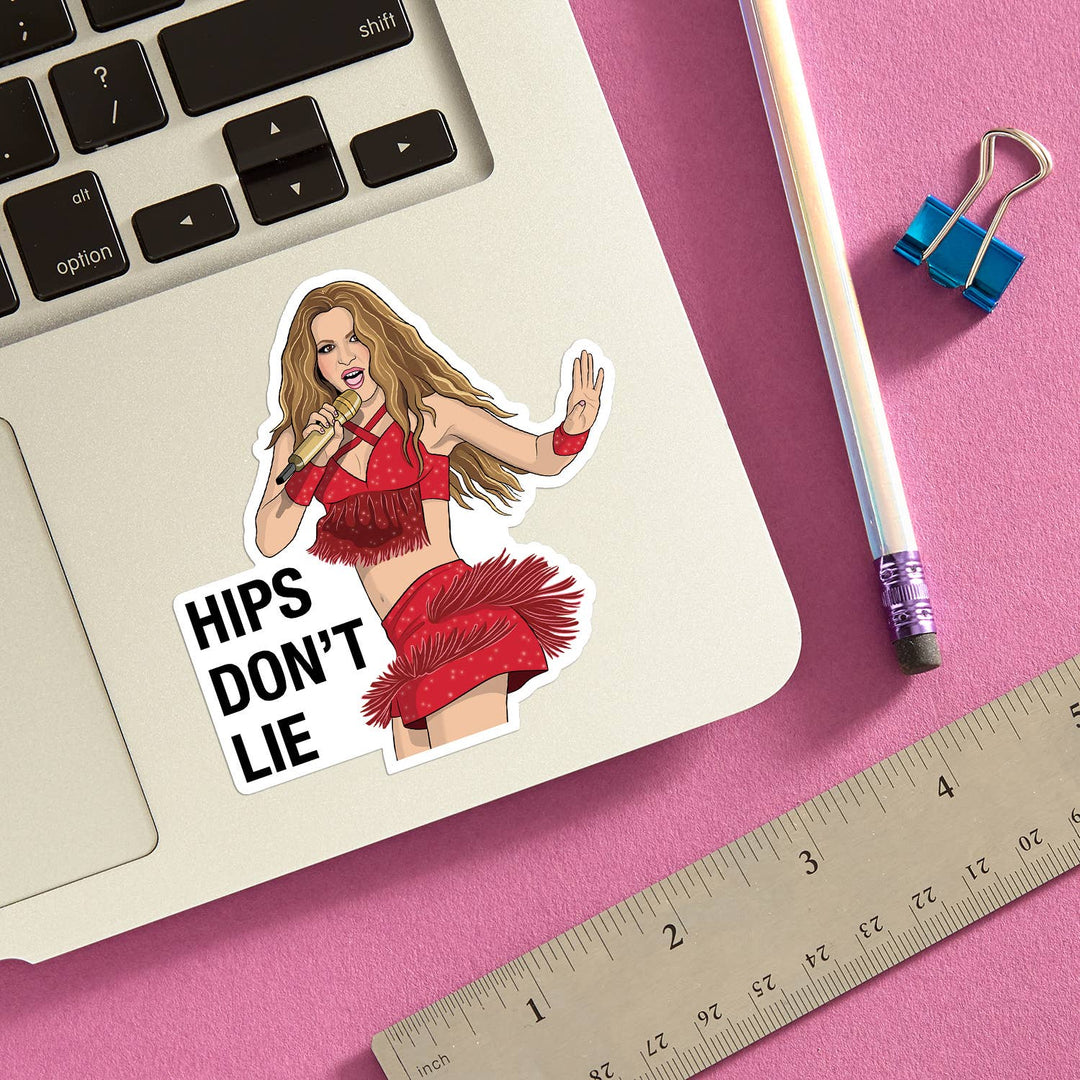 Hips Don't Lie Die Cut Sticker