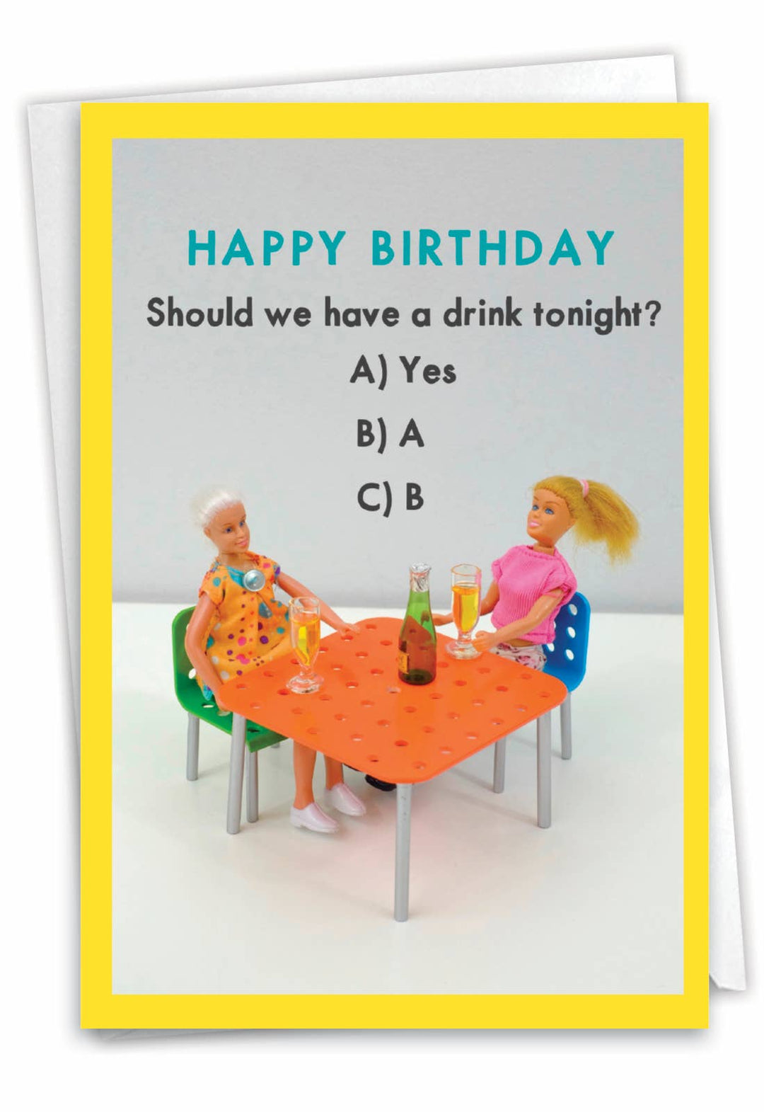 Birthday Card - Multiple Choice Drink