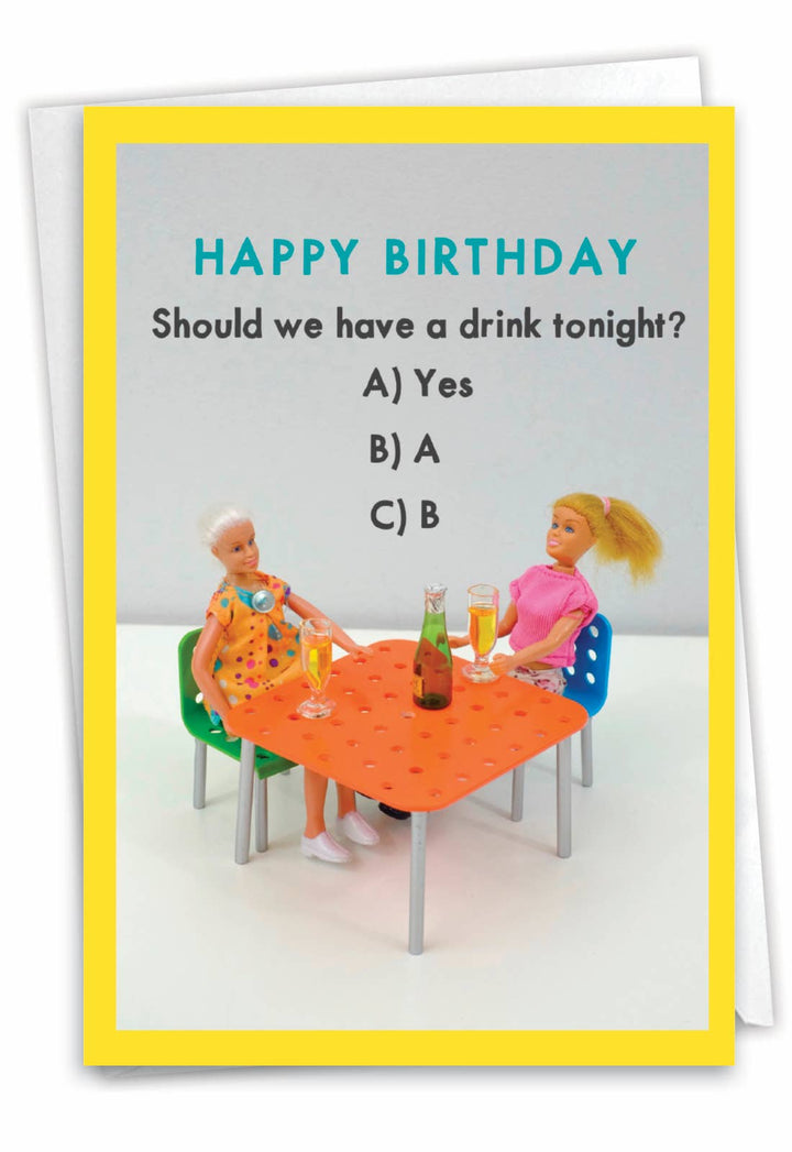 Birthday Card - Multiple Choice Drink