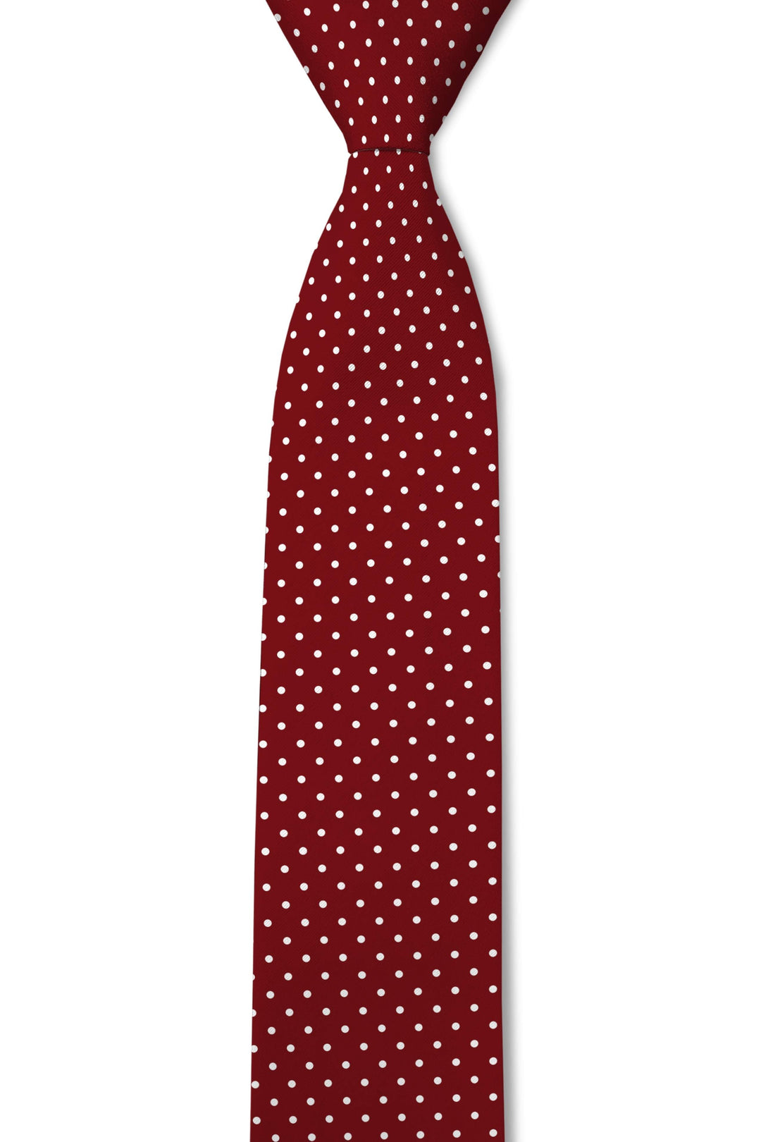 Austin- Red and White Polka Dot Tie