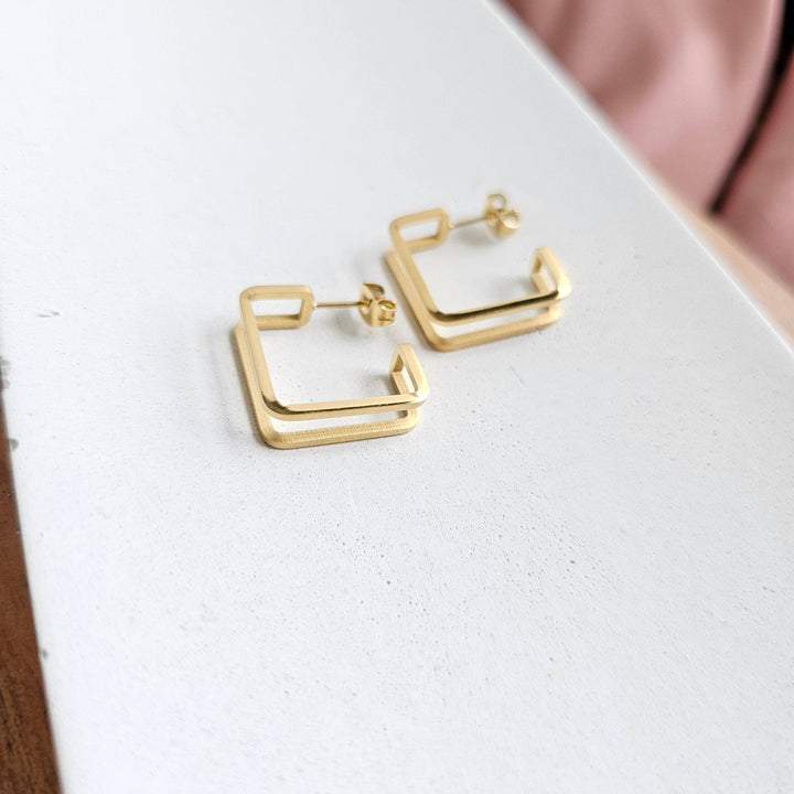 Luxe Silver Kamora Hoops