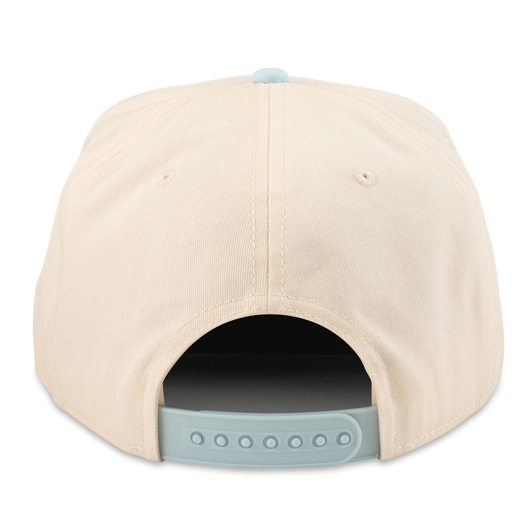 Bronco Trucker Hat Scottie - Ivory/Lt Blue