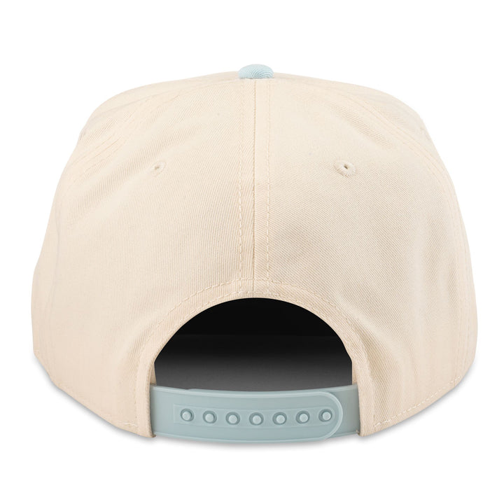 Bronco Trucker Hat Scottie - Ivory/Lt Blue