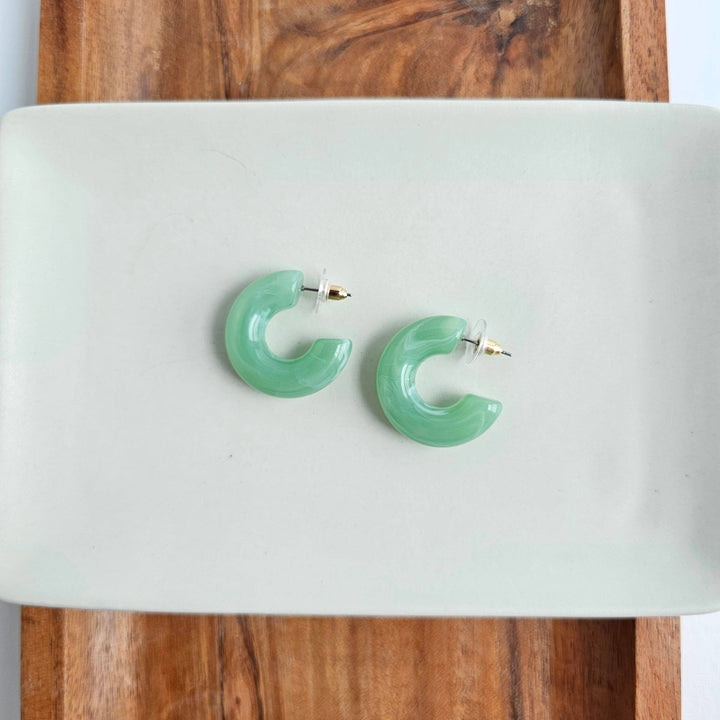 Chloe Hoops - Sage