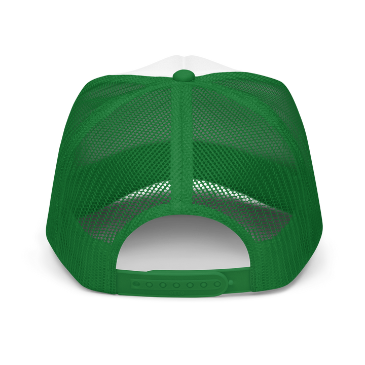 Palm Springs Nudist Club Trucker Hat Green & Pink
