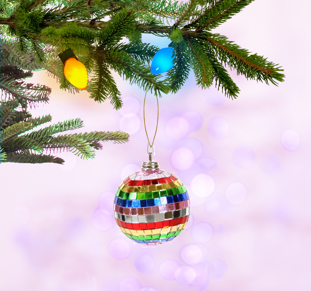 Spectrum Mirror Ball - Sm Ornament