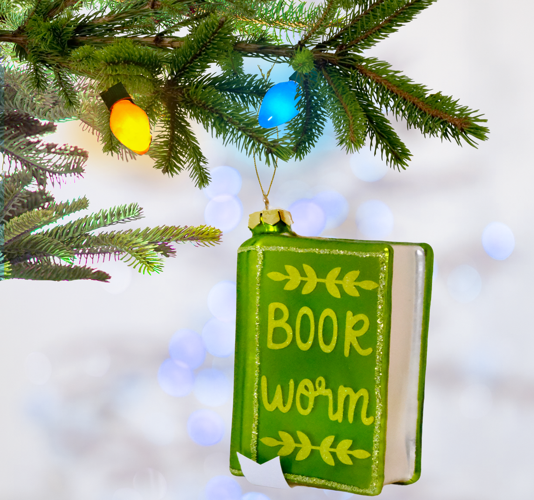 Book Worm Ornament