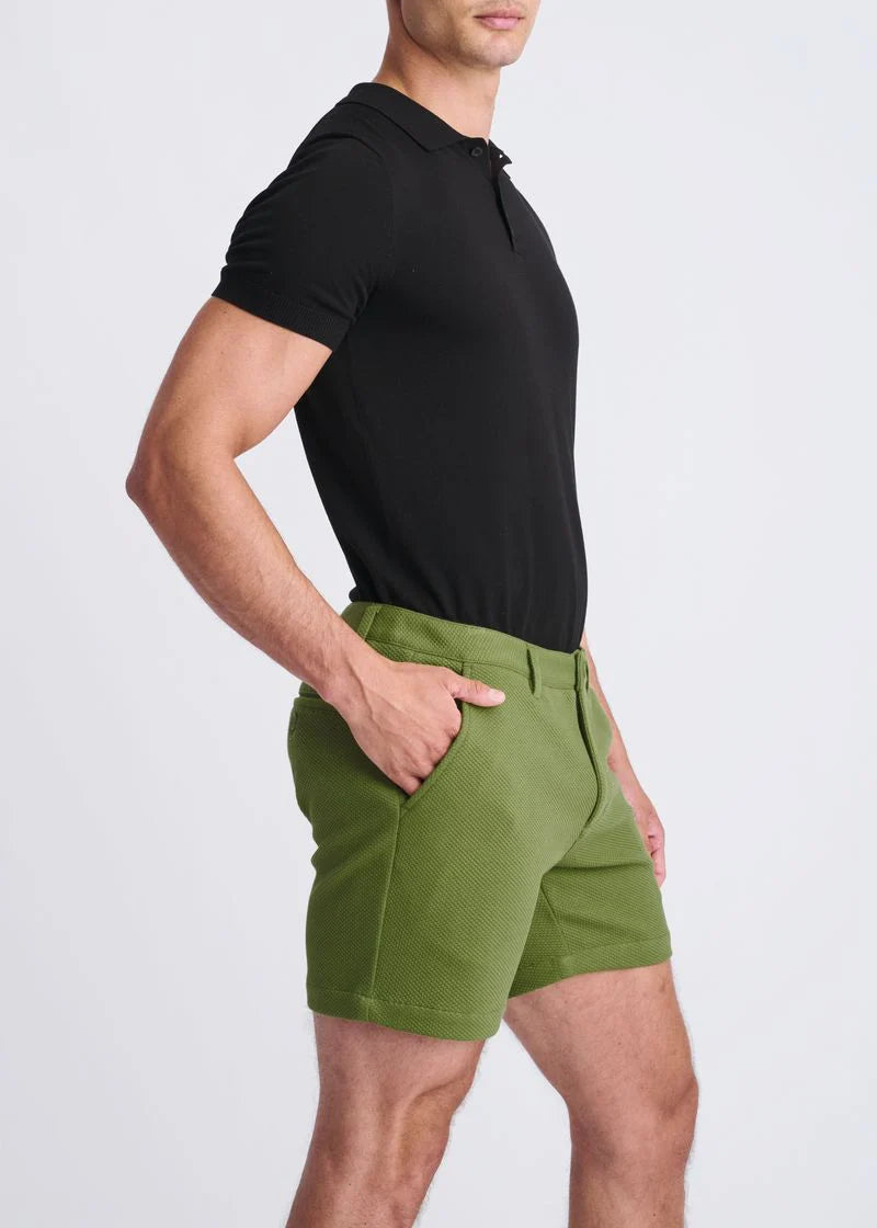 Prairie 6" Inseam Textured Stretch Knit Chino Shorts PM-2541