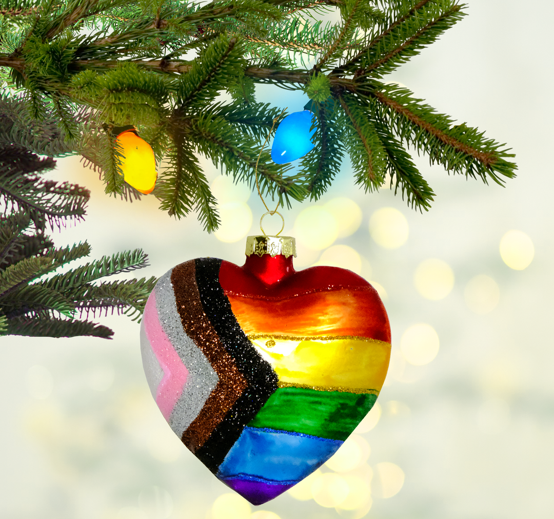 Pride Heart Ornament