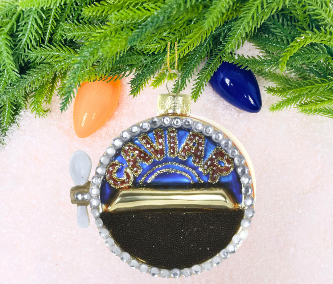 Caviar with Spoon Ornament