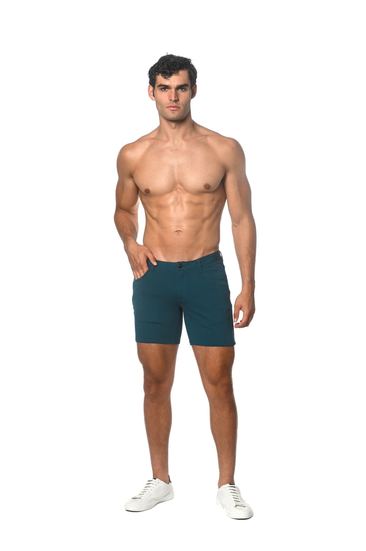 Surf 5" Inseam Stretch Knit Jeans Shorts St-1932