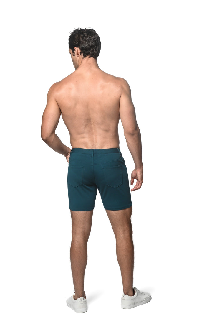 Surf 5" Inseam Stretch Knit Jeans Shorts St-1932