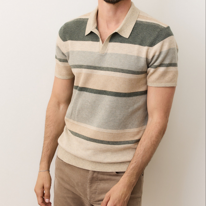 Liam Sweater Polo Green Multi
