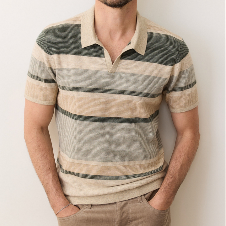 Liam Sweater Polo Green Multi
