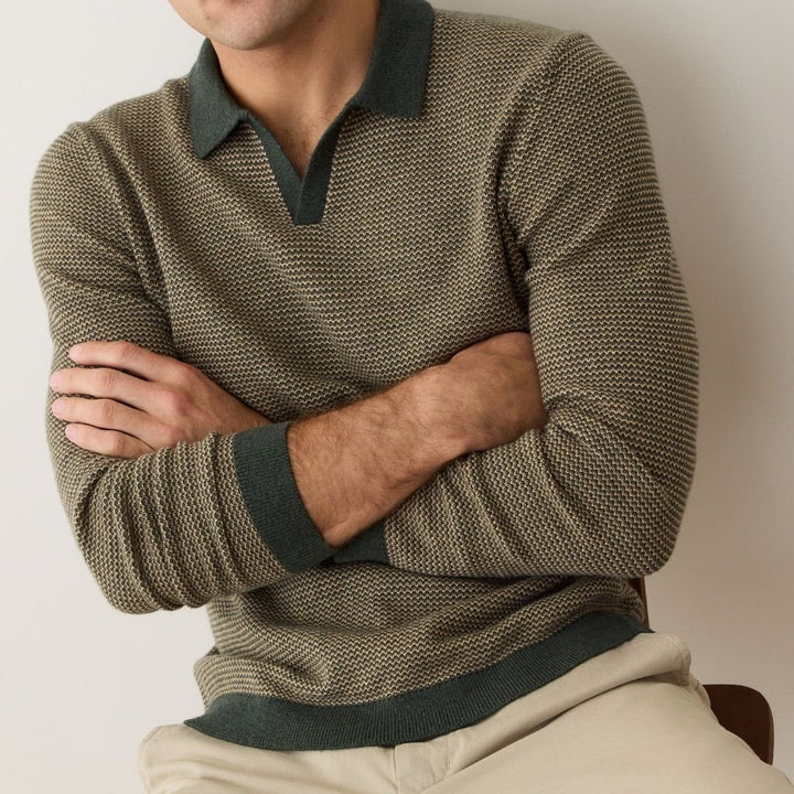 Liam Sweater Polo Barbour/Sable