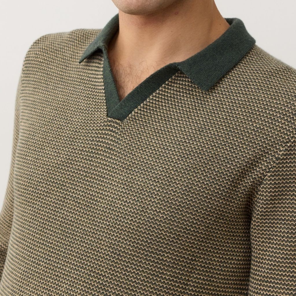 Liam Sweater Polo Barbour/Sable
