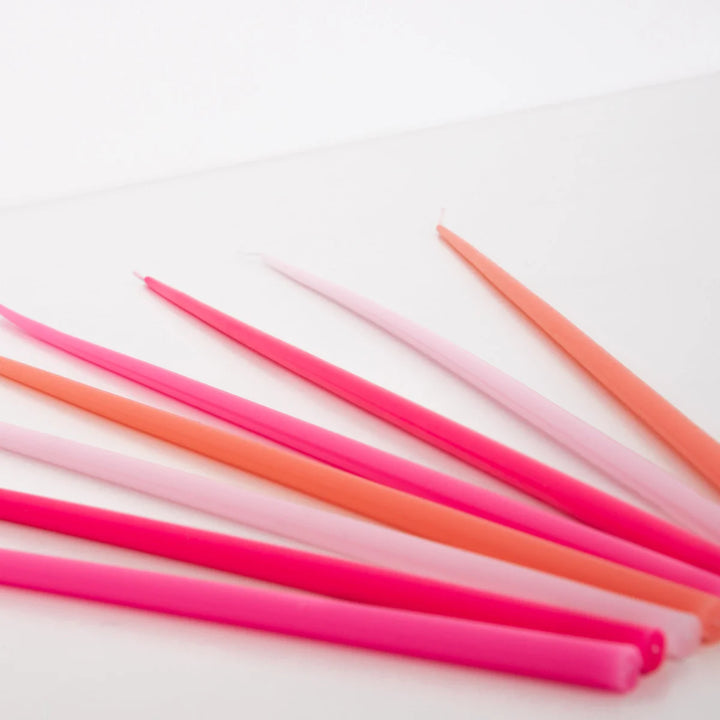 Pink Tall Tapered Candle