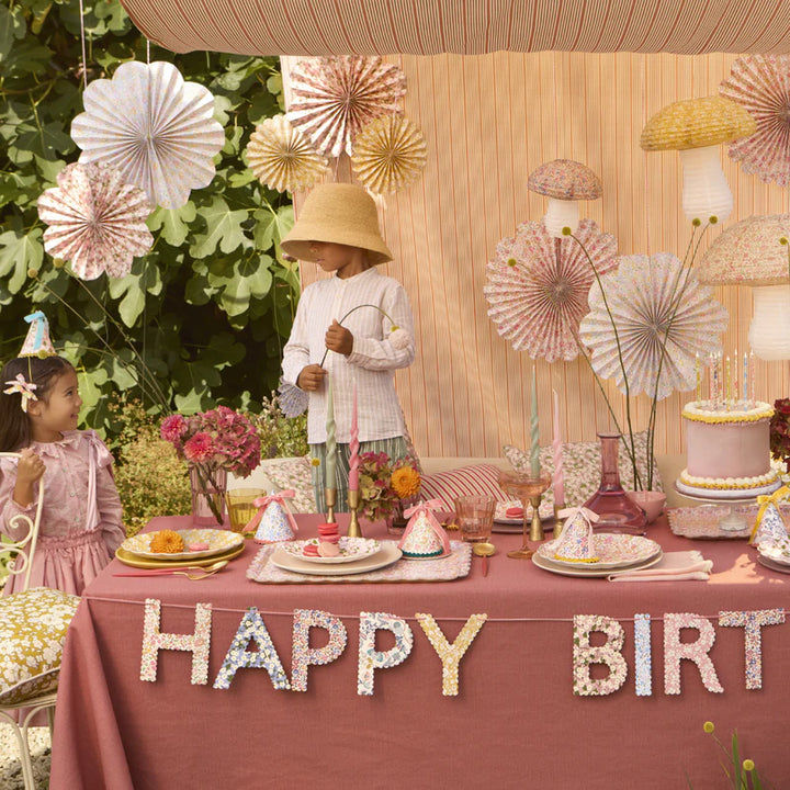 Meri Meri X Liberty Happy Birthday Garland