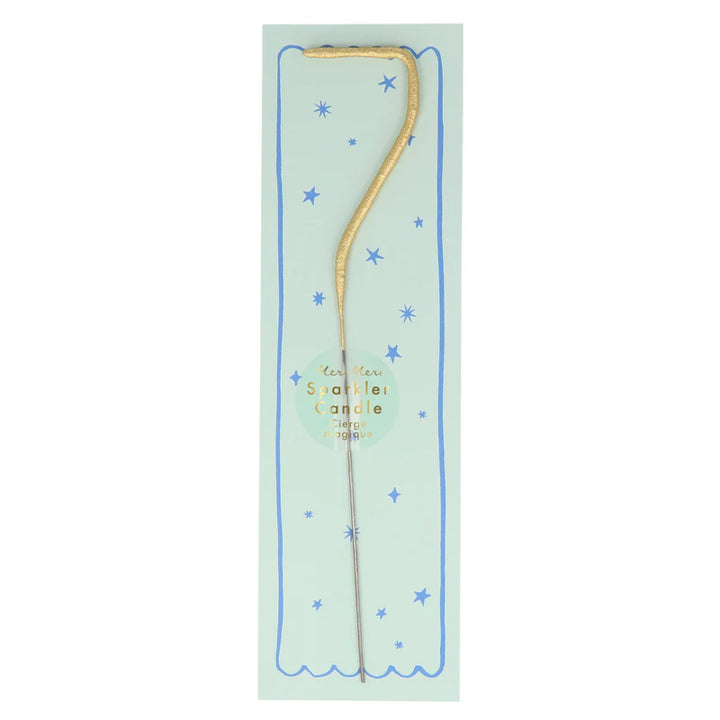 Gold Sparkler Candles Numbers 0-9