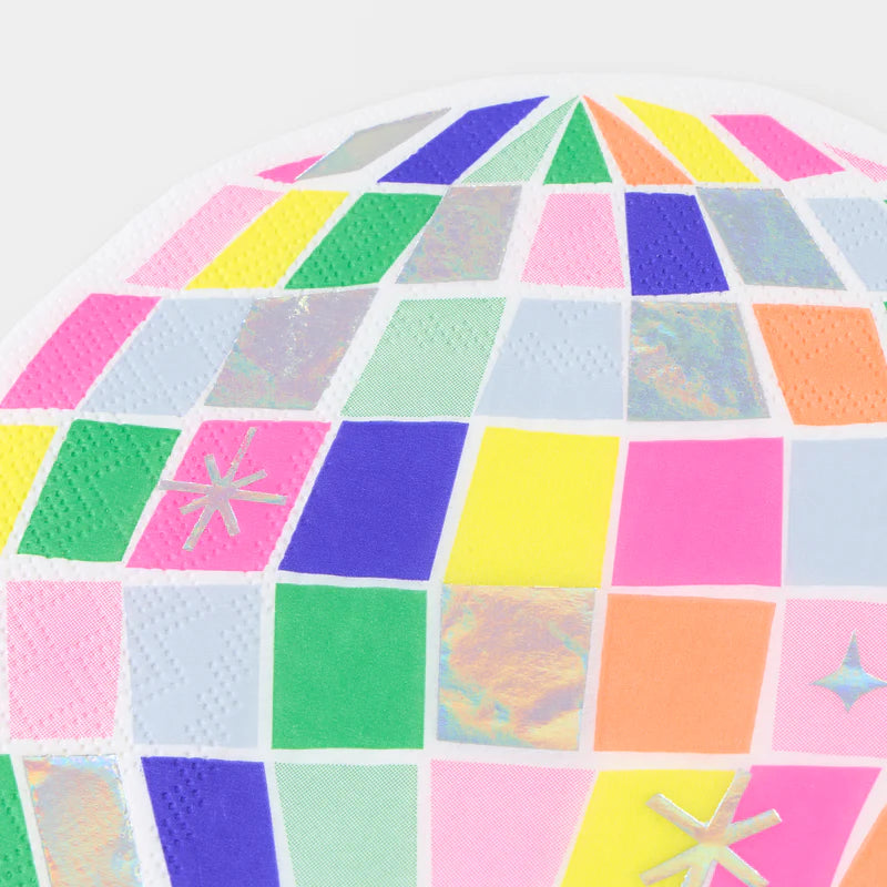 Disco Ball Napkins (X 16)