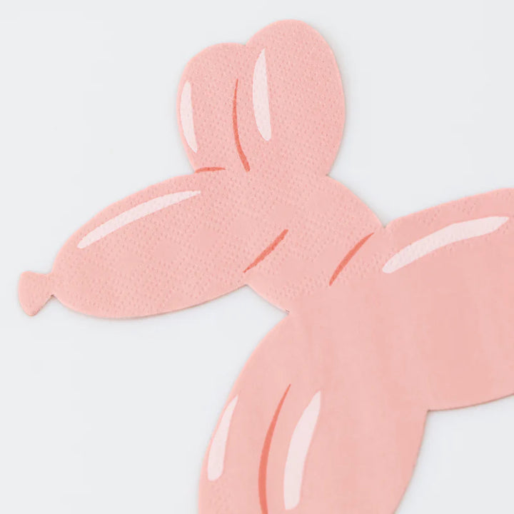 Balloon Dog Napkins (X 16)