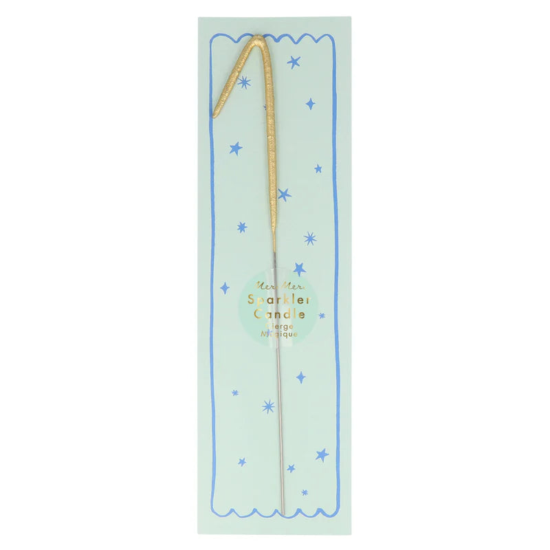 Gold Sparkler Candles Numbers 0-9