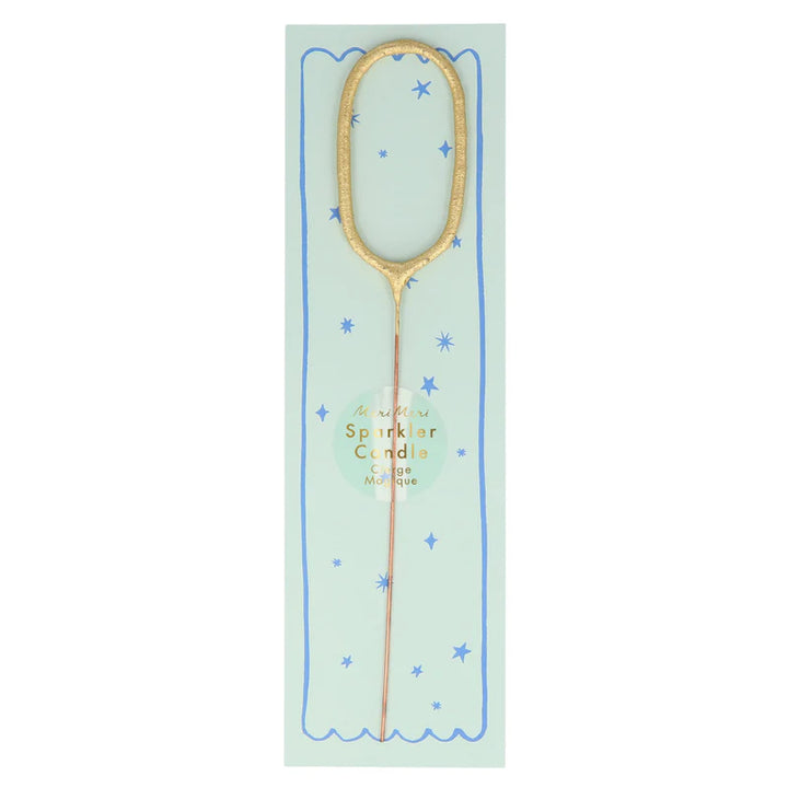 Gold Sparkler Candles Numbers 0-9