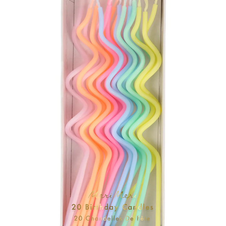 Pastel Swirly Candles