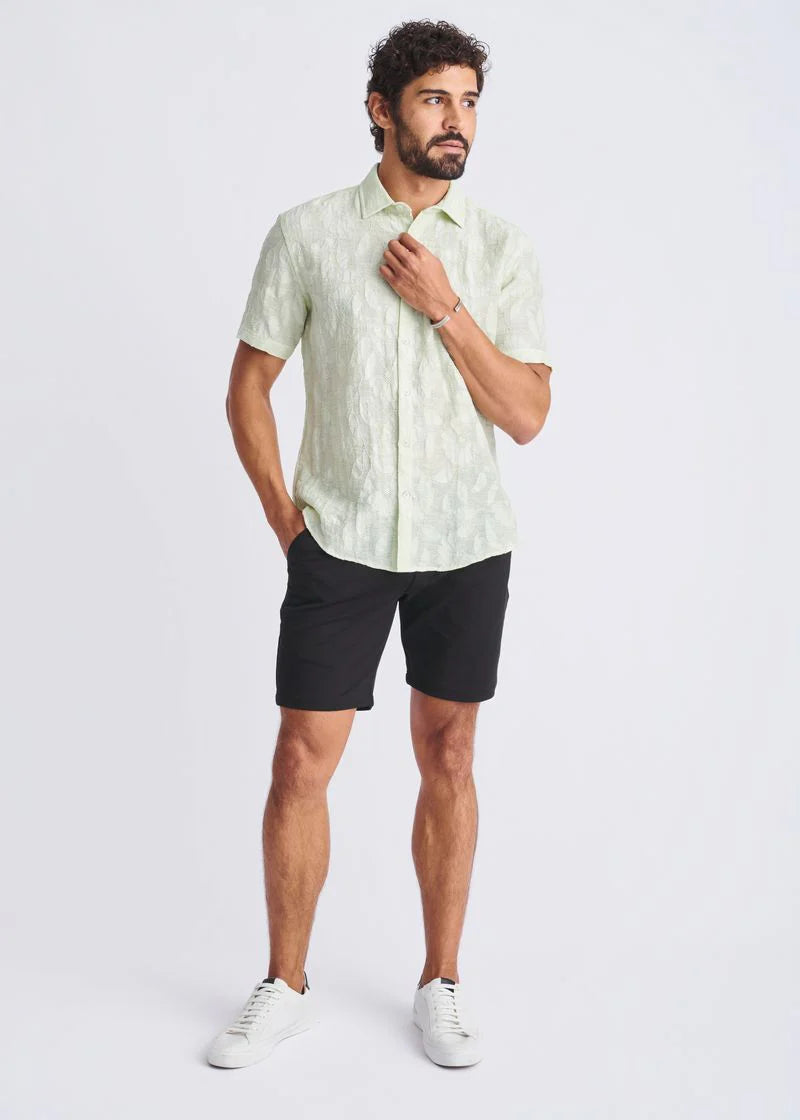 Cool Mint Lightweight Jacquard Short Sleeve Shirt PM-51000