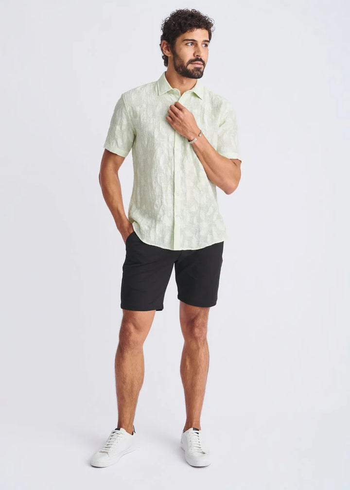 Cool Mint Lightweight Jacquard Short Sleeve Shirt PM-51000