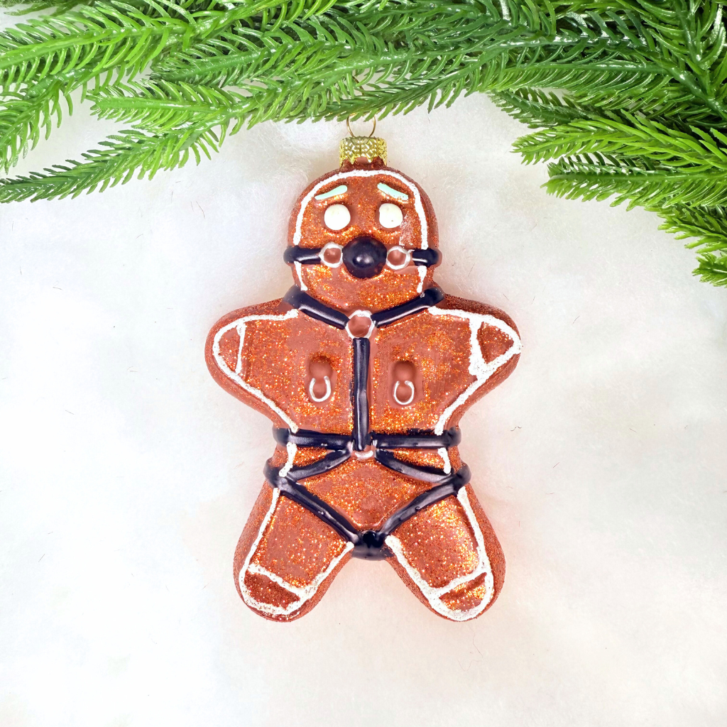 Naughty Gingerbread Man Ornament