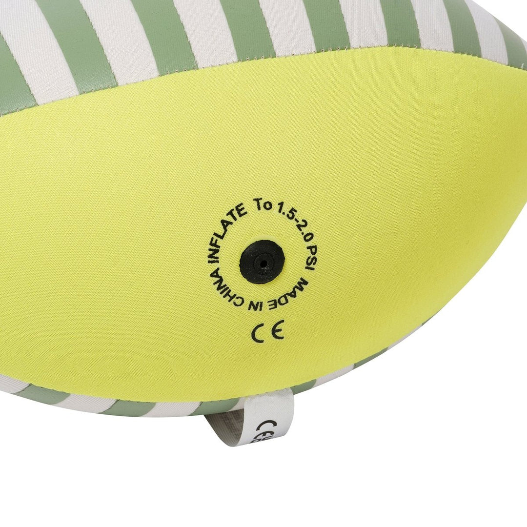 Neoprene Football Tides Out Citrus