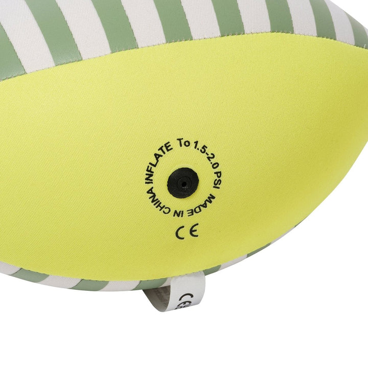 Neoprene Football Tides Out Citrus