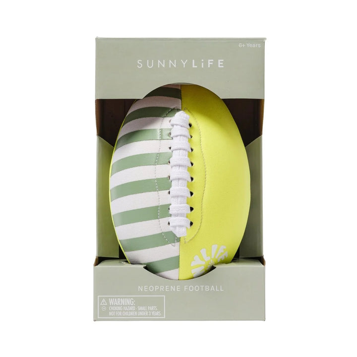 Neoprene Football Tides Out Citrus