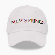 Palm Springs 1980s White Dad Hat