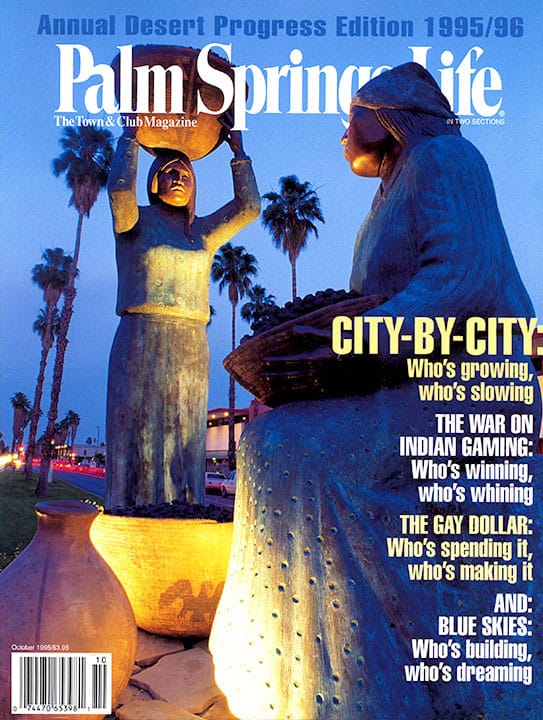 Palm Springs Life October 1995 Poster