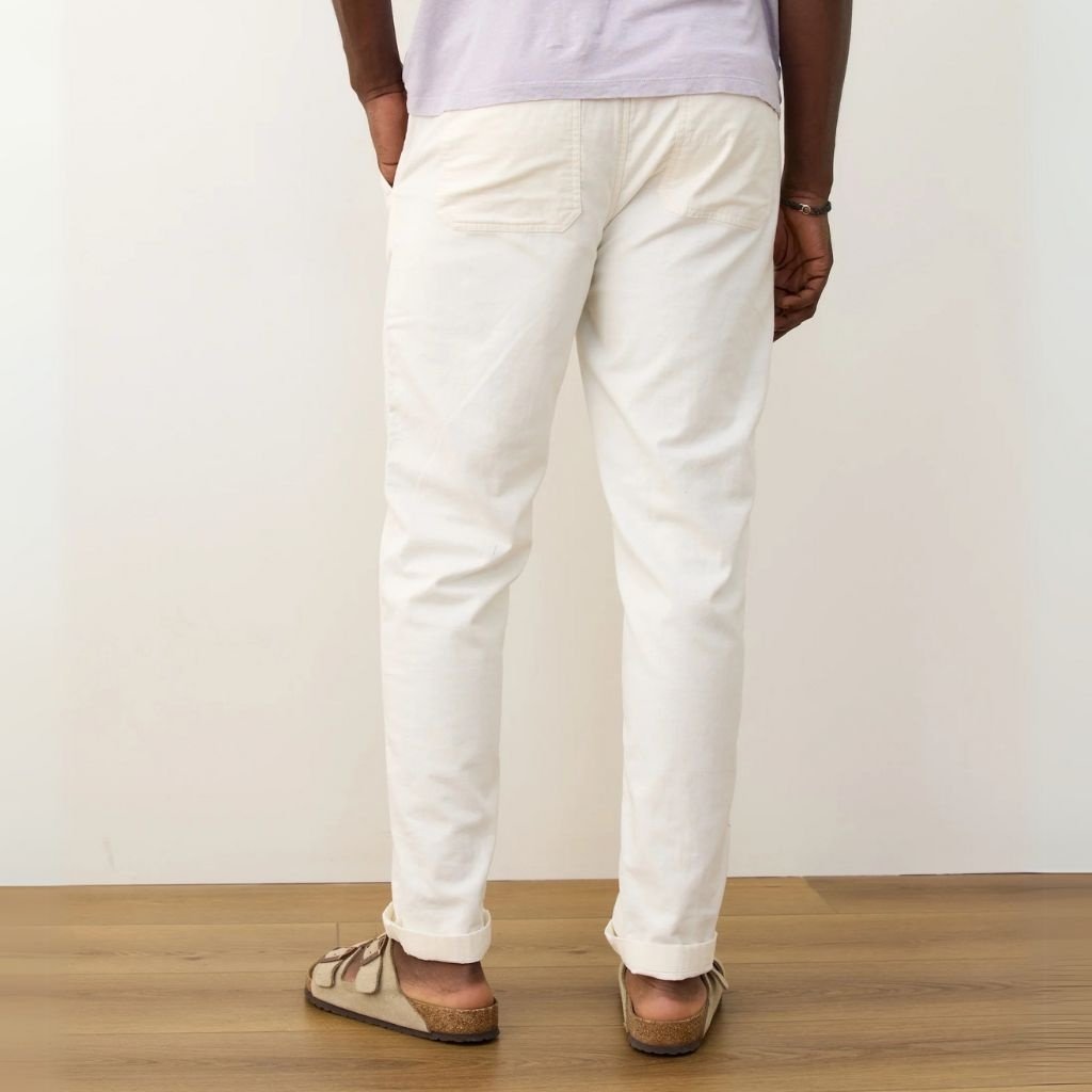 Saturday Stretch Beach Pant White