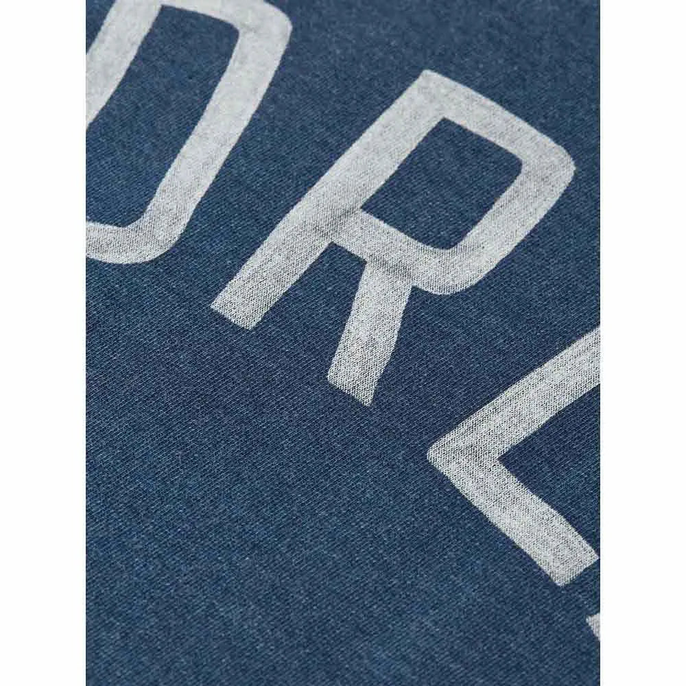 Front Artwork Indigo Washed Loose-Fit Sweatshirt Washed Indigo