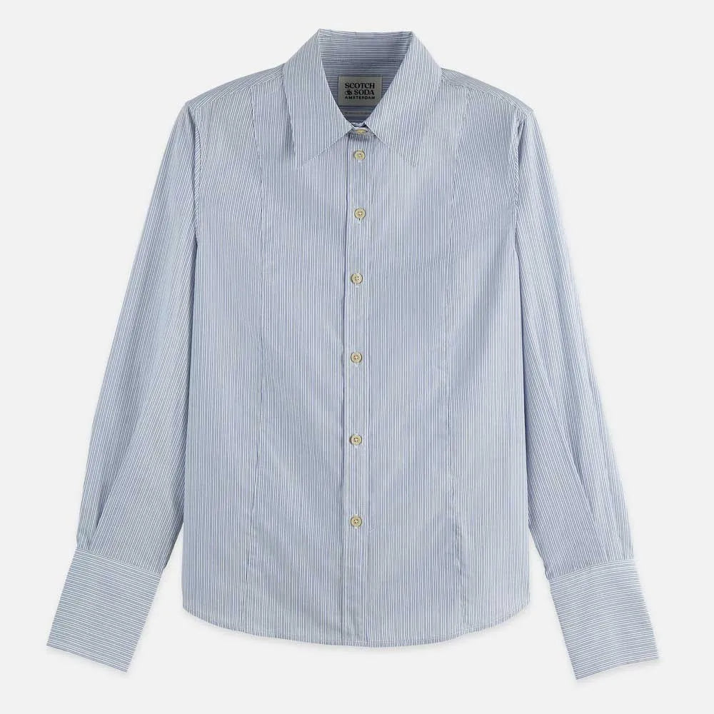 Regular Fit Poplin Shirt Infinity Stripe