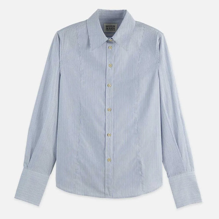 Regular Fit Poplin Shirt Infinity Stripe